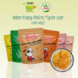 Snack Bánh Tráng Nướng SACHI Phủ Vị Giòn Tan (Gói 45g)