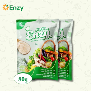 Hạt Nêm Rau Củ ENZY Food, Không Bột Ngọt, Thuần Tự Nhiên 80gr (02 GÓI)