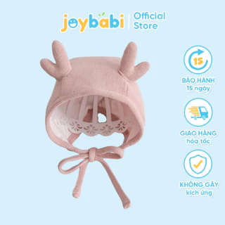 Che thóp hình tuần lộc cho bé Joybabi, mũ nón cotton cho trẻ sơ sinh phong cách đáng yêu Hàn Quốc