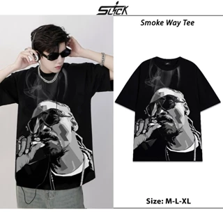 Áo Thun Oversize Smoke Way/Black- Local Brand THE SLICK WAY