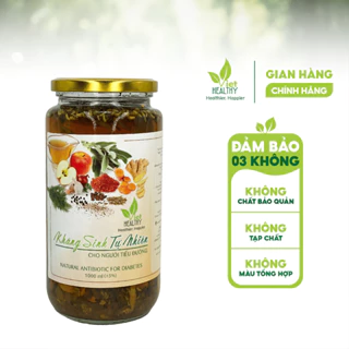 Giấm táo ngâm gia vị - Kháng sinh tự nhiên dành cho người tiểu đường Viet Healthy 1000ml