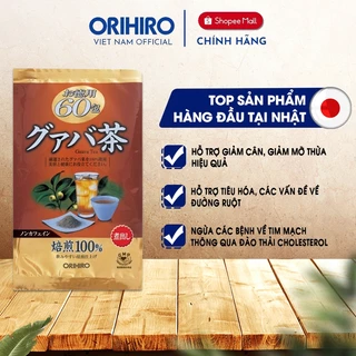 Trà Ổi Giảm Cân ORIHIRO Hỗ Trợ Đường Tiêu Hóa Ngăn Ngừa Các Bệnh Tim Mạch Túi 60 Gói Nhỏ