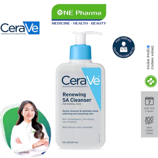 Sữa rửa mặt dành cho da mụn CeraVe Renewing SA Cleanser 237ml