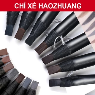 Chì xé kẻ mày Haozhuang cứng phẩy sợi Eyebrow Pencil sắc nét chuyên dùng cho trang điểm