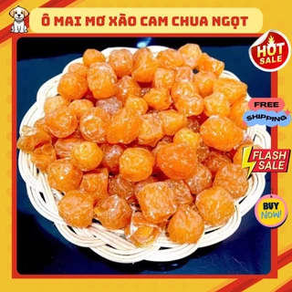 500 G Ô Mai mơ gừng sấy dẻo thơm ngon hàng mới,đồ ăn vặt