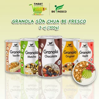 Ngũ Cốc Granola Trái Cây Mix Sữa Chua Sấy Khô Befresco 300g - Giảm Cân, Ăn Sáng, Ăn Kiêng Siêu Ngon