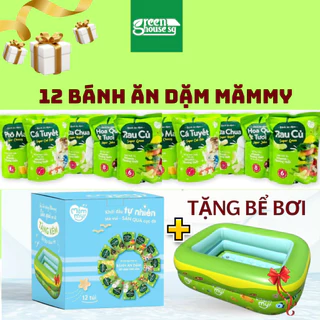 [Mua 12 Tặng Bể Bơi] Bánh ăn dặm Mămmy giàu chất xơ, vitamin và khoáng chất, hình que ngắn - 25 gram