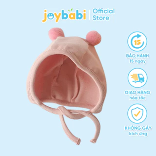 Che thóp sơ sinh hình cục bông Joybabi, mũ che cho bé chất vải cotton phong cách Hàn Quốc