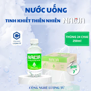 Nước Uống Tinh Khiết Thiên Nhiên NAWA Chai 250 ml - Thùng 24 Chai