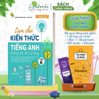 Sách - Làm Chủ Kiến Thức Tiếng Anh Bằng Sơ Đồ Tư Duy Lớp 6 - Học Kèm App