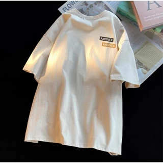 áo thun phông nữ nam form rộng tay lỡ unisex chất liệu cotton khô thấm hút mồ hôi hình in đơn giản sắc nét