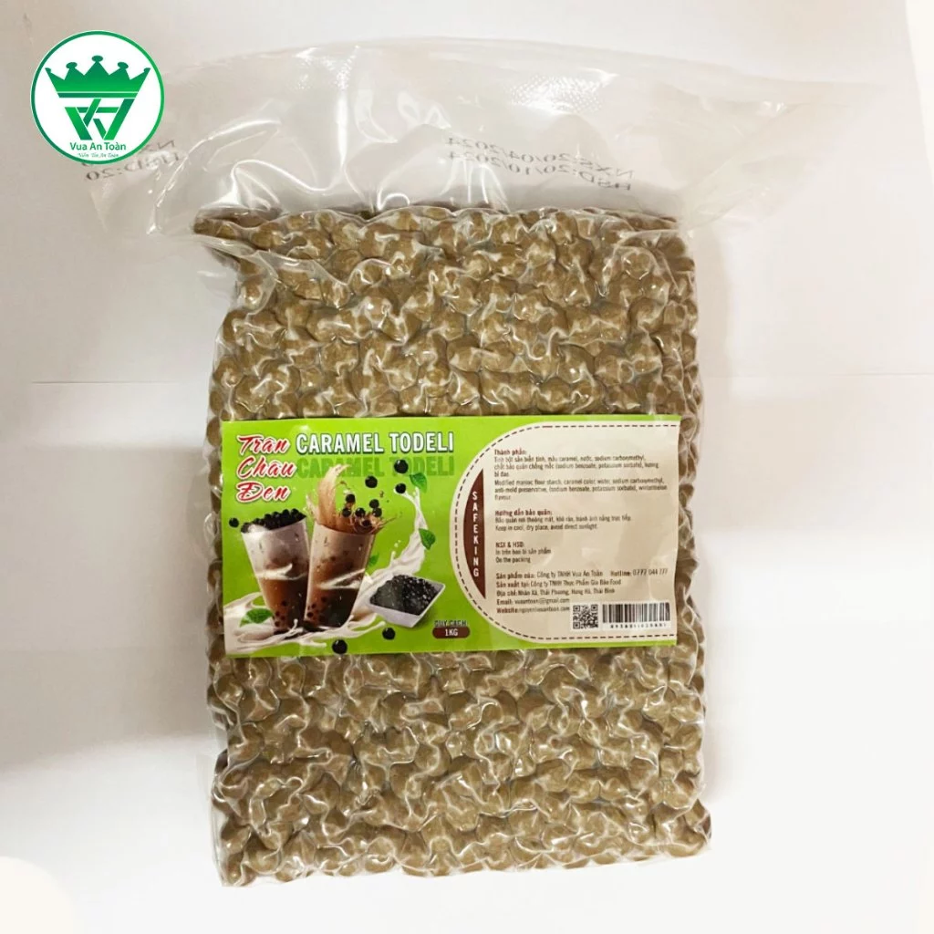 Trân Châu Đen Caramel, Trân Châu Hoàng Kim TODELI 1KG