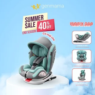 Ghế ngồi ô tô cho bé GENMAMA 360 An toàn, tiện lợi cùng bé đồng hành cùng ba mẹ