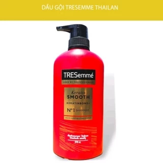 Dầu gội tresemme thái lan chai 370ml màu đỏ mẫu mới