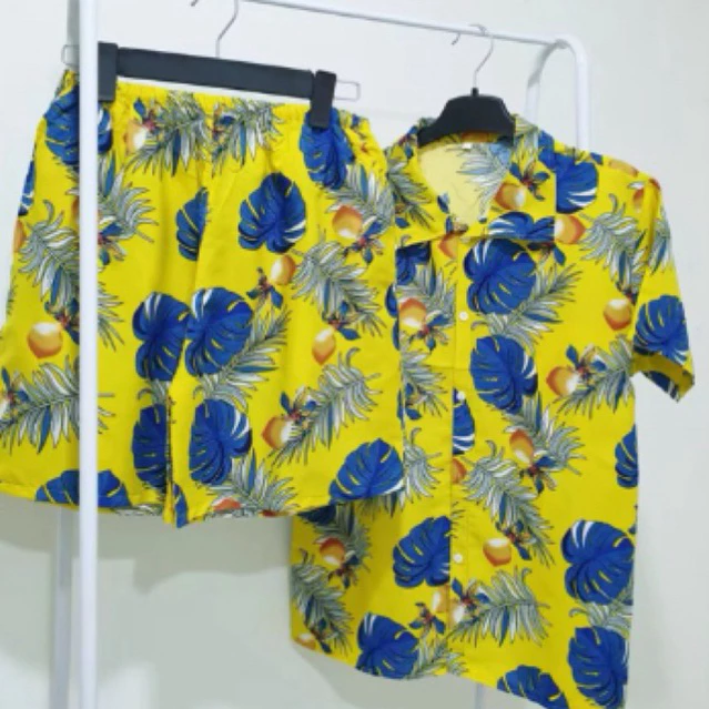 ANHĐỒ BỘ HOA QUẢ ĐI BIỂN CHO NHÓM GIA ĐÌNH NAM NỮ ĐỦ SIZE LỚN & BNM TRANG TƯƠI SHOP