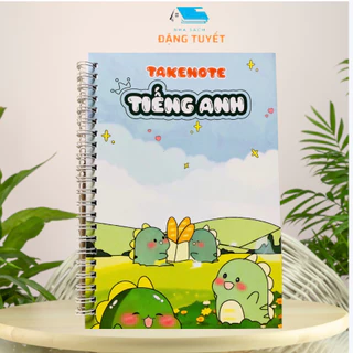 Sổ Tay Takenote Tiếng Anh 3-12 (Khổ A5 - 68 Trang - Phiên Bản Mới + Đầy đủ Nhất)