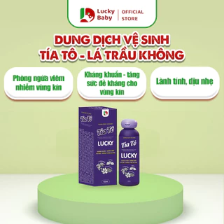 Dung dịch vệ sinh tía tô - lá trầu không Lucky - phòng ngừa viêm nhiễm [Lucky Baby Store]