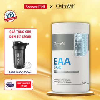 Hỗ trợ tăng cơ Ostrovit EAA 5750 Essential Amino Acid thúc đẩy tốc độ phục hồi cơ bắp và ngăn ngừa dị hóa cơ hộp 300viên