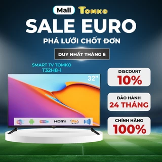 Smart HD Tivi TOMKO 32 inch, chính hãng TOMKO, bảo hành đến 24 tháng