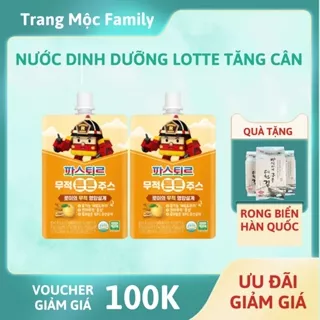 Nước ép hoa quả LOTTE chiết xuất lê và rễ cây cát cánh giúp tăng cường sức khỏe nâng cao đề kháng cho bé khỏe mạnh