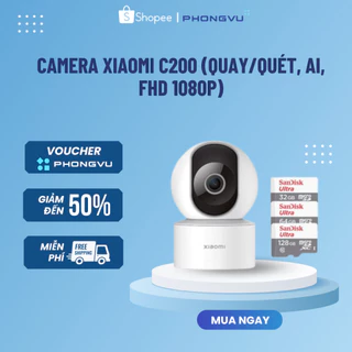 Camera Xiaomi C200 (Quay/quét, AI, FHD 1080p) - Chính hãng bảo hành 12 tháng