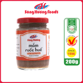 Mắm Ruốc Huế Sông Hương Foods Hũ 200g - Nấu bún bò , chấm xoài , chấm thịt luộc , kho thịt