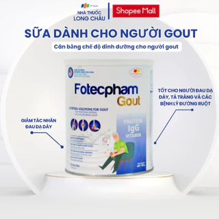 Sữa Fotecpham GOUT Chuyên Biệt Hỗ Trợ Cho Người Bị Gout Chính Hãng 400g