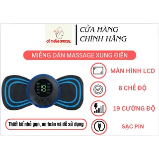 Máy Massage Điện Thông Minh, Chân, Cổ, Vai, Gáy 8 Chế Độ Rung Masage Xoa Bóp Giảm Đau