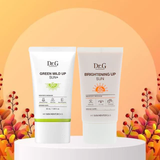 Kem chống nắng Dr.G - Chống nắng dưỡng sáng da kiềm dầu Brightening & Green Mild Up Sun+ SPF50+ PA+++ 50ml