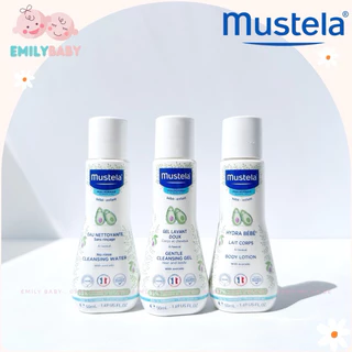 Sample Mustela ( Dưỡng ẩm, tắm gội, kem hăm..) size mini, chính hãng