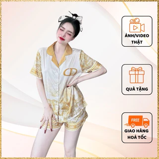 [MẪU 2024] Đồ bộ pijama lụa latin dưới 50kg thiết kế nhiều màu dễ thương.