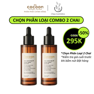 [SALE 50% - CHỌN PHÂN LOẠI 2 CHAI] Serum Tinh chất bí đao Cocoon 7% Niacinamide Giảm mụn thâm 70ml