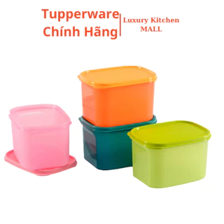 Bộ 4 hộp trữ mát 1.9L Tupperware Chính Hãng, làm từ Nhựa Nguyên Sinh bảo quản các loại rau củ, quả, đồ ăn tủ lạnh