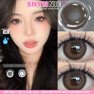 🫶🏻 (𝗚𝗜𝗔́ 𝟭 𝗖𝗔̣̆𝗣) LENS CHOCO TỰ NHIÊN - 14.3MM giãn tròng vừa màu choco FILTER - SHYNNIE LENS (Lens Huế) 🐰