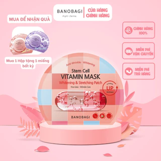 [HỘP 10 MIẾNG] Mặt Nạ Giấy Dưỡng Ẩm Trắng Da BANOBAGI Stem Cell Vitamin Mask 30ml - STRETCHING PATCH