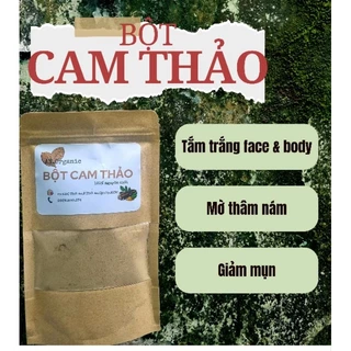 250gr Bột Cam Thảo tắm trắng, tẩy tế bào chết