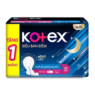 [GIFT] COMBO 2 GÓI BVS KOTEX GỒM 1 GÓI HÀNG NGÀY KHÁNG KHUẨN 20M + 1 GÓI ĐÊM 35CM 8 MIẾNG