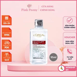 Nước Tẩy Trang Cho Da Dầu L'Oreal Paris Revitalift Crystal -Trắng Xám 95ml