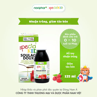 Siro hỗ trợ tiêu hóa, Nhuận tràng, Giảm táo bón - Special Kid Soulag'Doux - 125ml [NK Pháp]