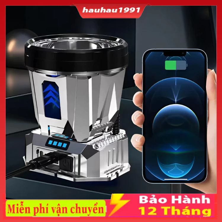 Đèn Pin Đeo Đầu T998 Siêu Sáng , Kiêm Sạc Dự Phòng Chống Nước Cổng Sạc UBS/TYPE-C Tiện Lợi Dùng Sạc Điện Thoại