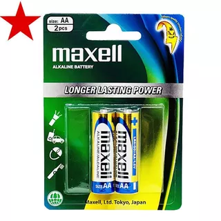 Pin AA Maxell vỉ 2 viên chính hãng