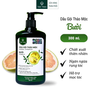 Dầu Gội Bưởi Tinh Nhiên Chai 300 ml kích thích mọc tóc, chống rụng tóc, giúp tóc mọc dày chắc khỏe