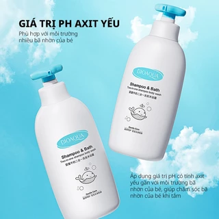 Sữa Tắm Trẻ Em 500ML Sữa Tắm 2 Trong 1 Dưỡng Ẩm An Toàn Cho Da Và Tóc