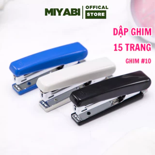 Dập ghim văn phòng học sinh mini Deli loại - dập ghim văn phòng – ghim bấm 15 trang/ E0229 - MIYABI