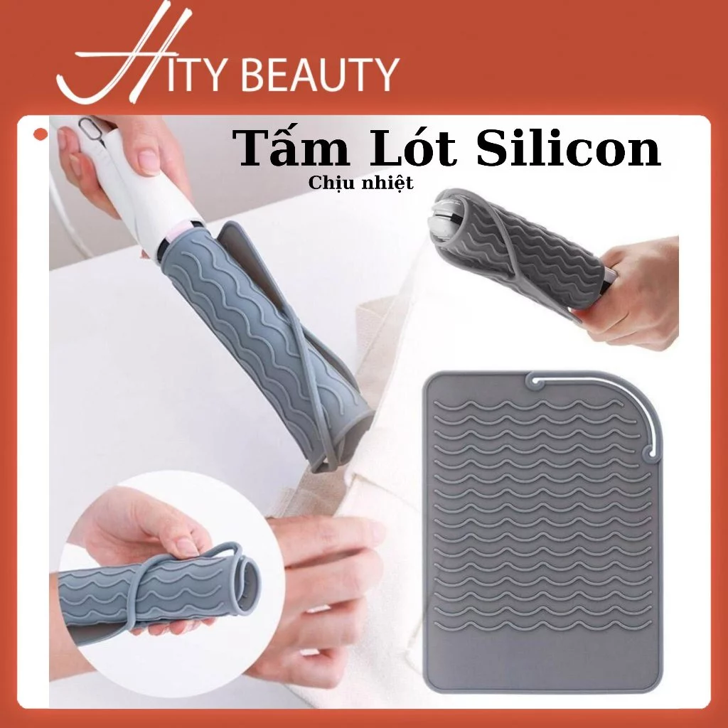Tấm lót Silicon chịu nhiệt,cách nhiệt dành cho máy uốn, duỗi tóc - Hity Beauty