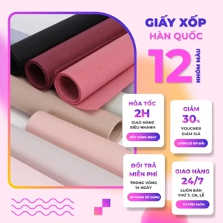 Giấy Xốp Hàn Quốc gói hoa xấp 20 tờ ko thấm nước, đang rất thịnh hành. Có nhiều màu lựa chọn