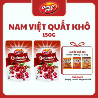 Nam việt quất tự nhiên nhập khẩu ăn vặt 150g Dan D Pak