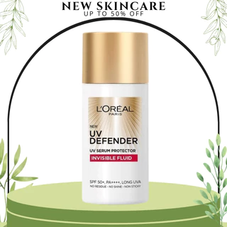 Kem chống nắng  thoáng da mỏng nhẹ L’Oreal Paris UV Defender Serum 50ml SPF50++ vạch đỏ