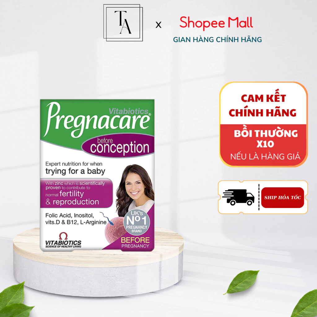 Pregnacare Before Conception For Her 30 viên tăng khả năng thụ thai cho nữ