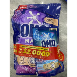 Nước giặt Omo Matic cho máy giặt cửa trước oải huơng thư thái 3,6kg tặng túi 412g ( bản đặc biệt )